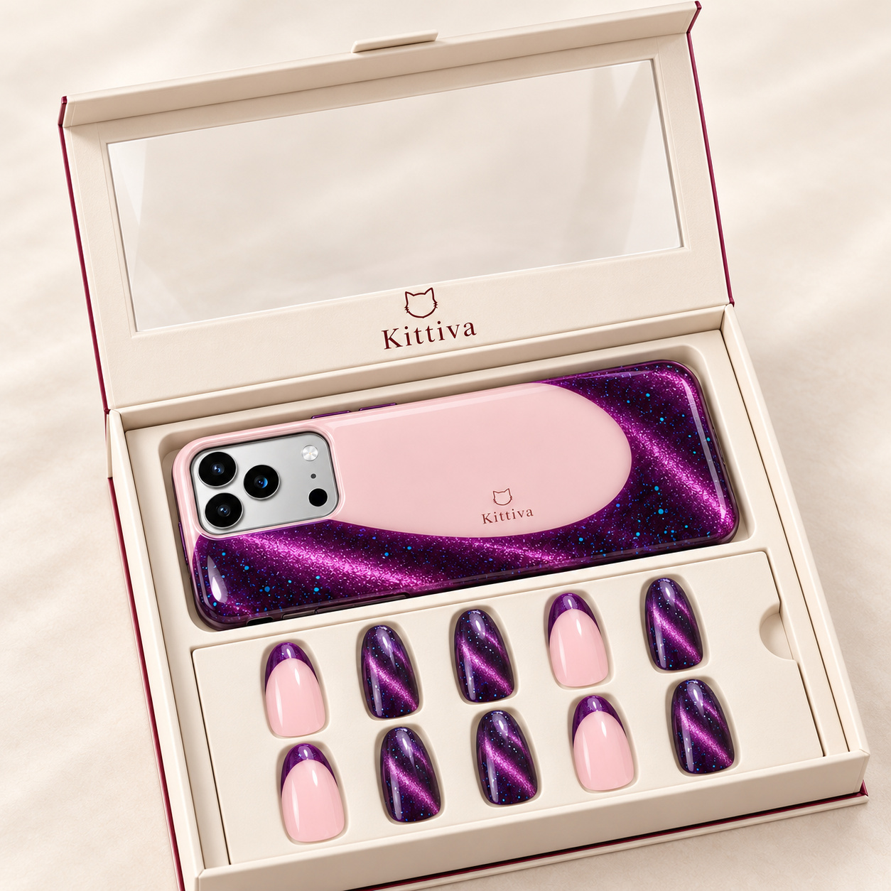 Pack Violet Hour en su caja