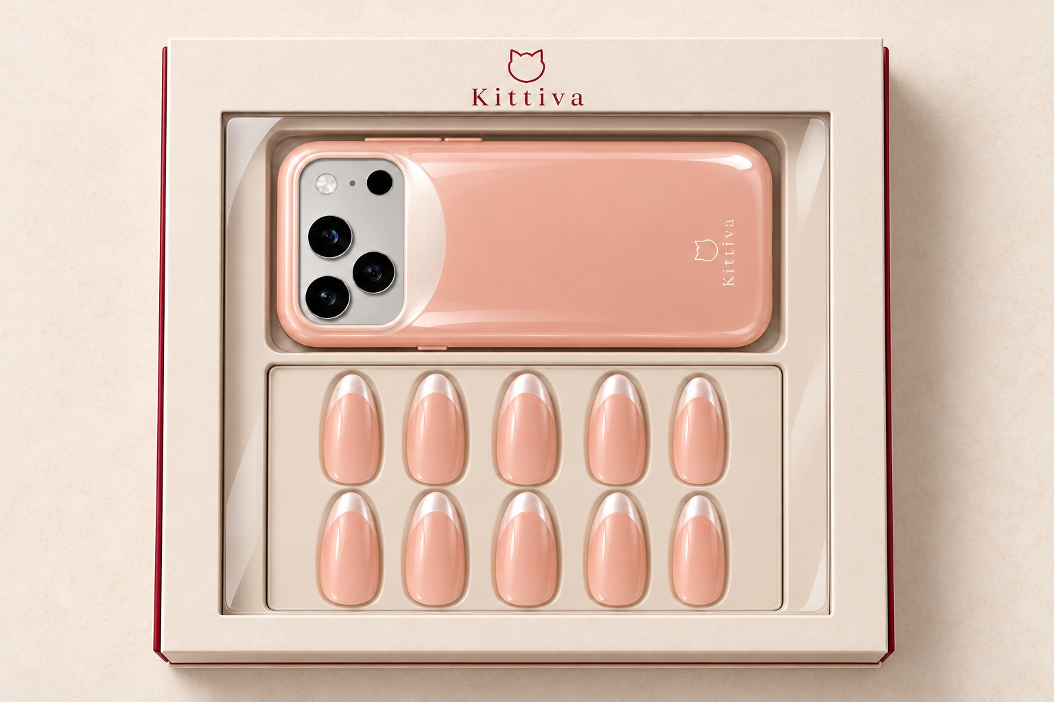 Pack Satin Rosé en su caja