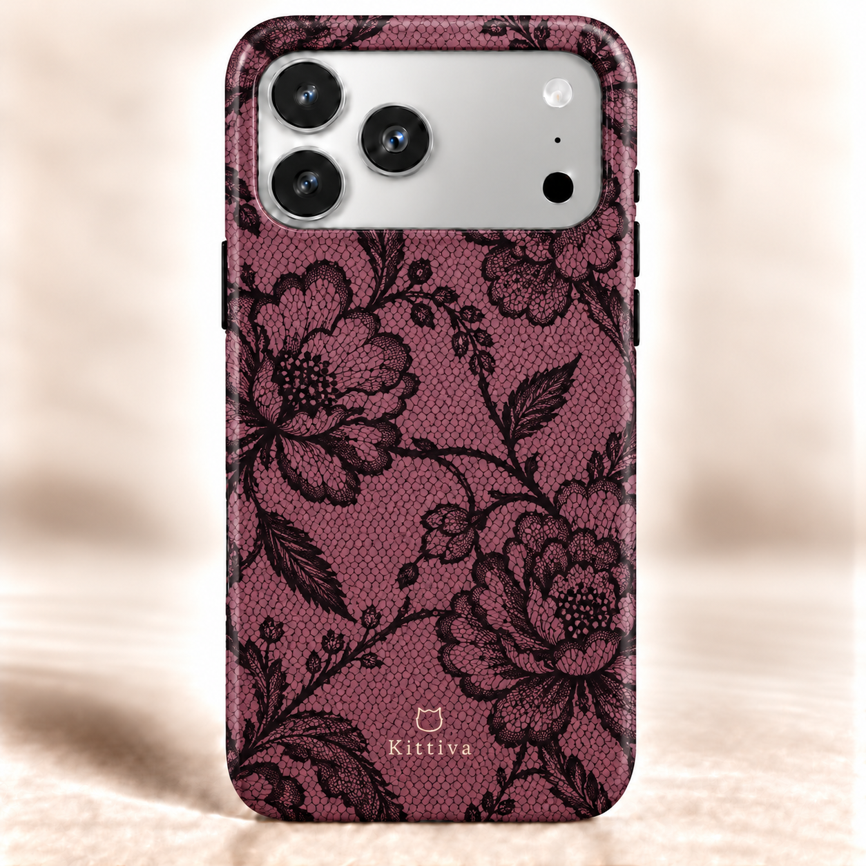 Encaje Malva — vista de estudio